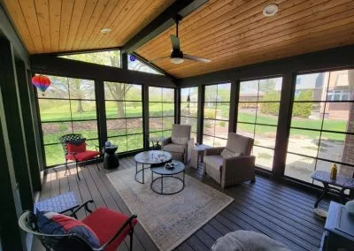 screened-in room addition build