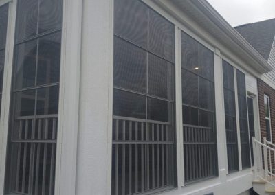 screened in porch build