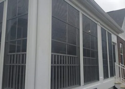 screened in porch build