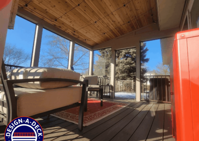 screened in porch build